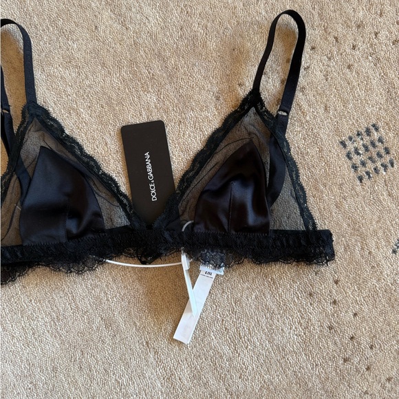 Dolce & Gabbana Black Lace Bralette, M, NWT - Picture 11 of 11
